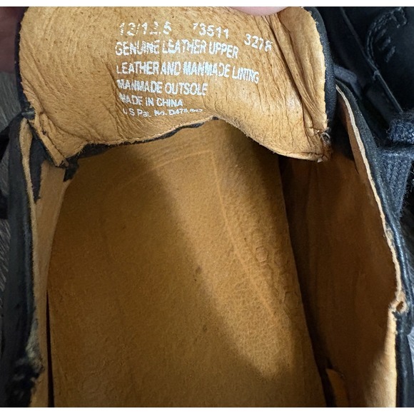 Timberland Shoes Mens 12-12.5 Black Derby Casual Lace Up Leather Everyday - Picture 8 of 8